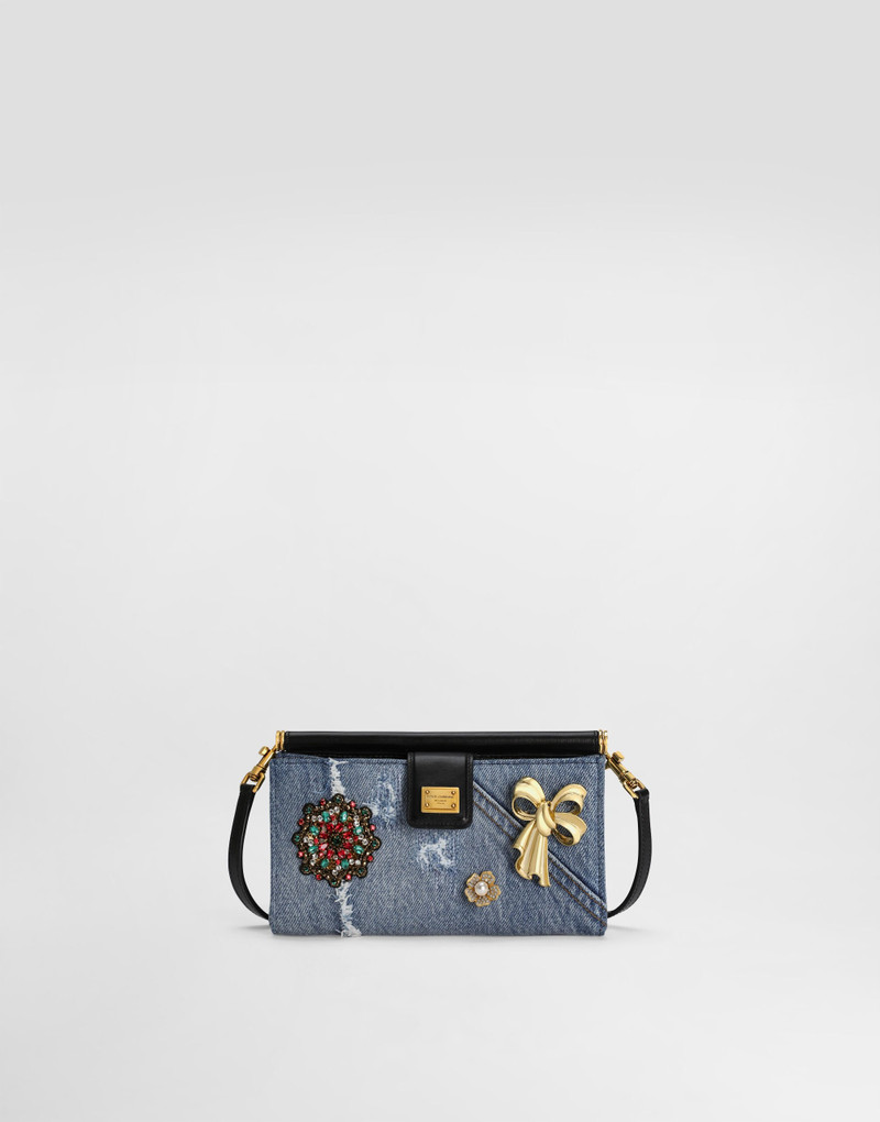 Sicily denim phone bag 1