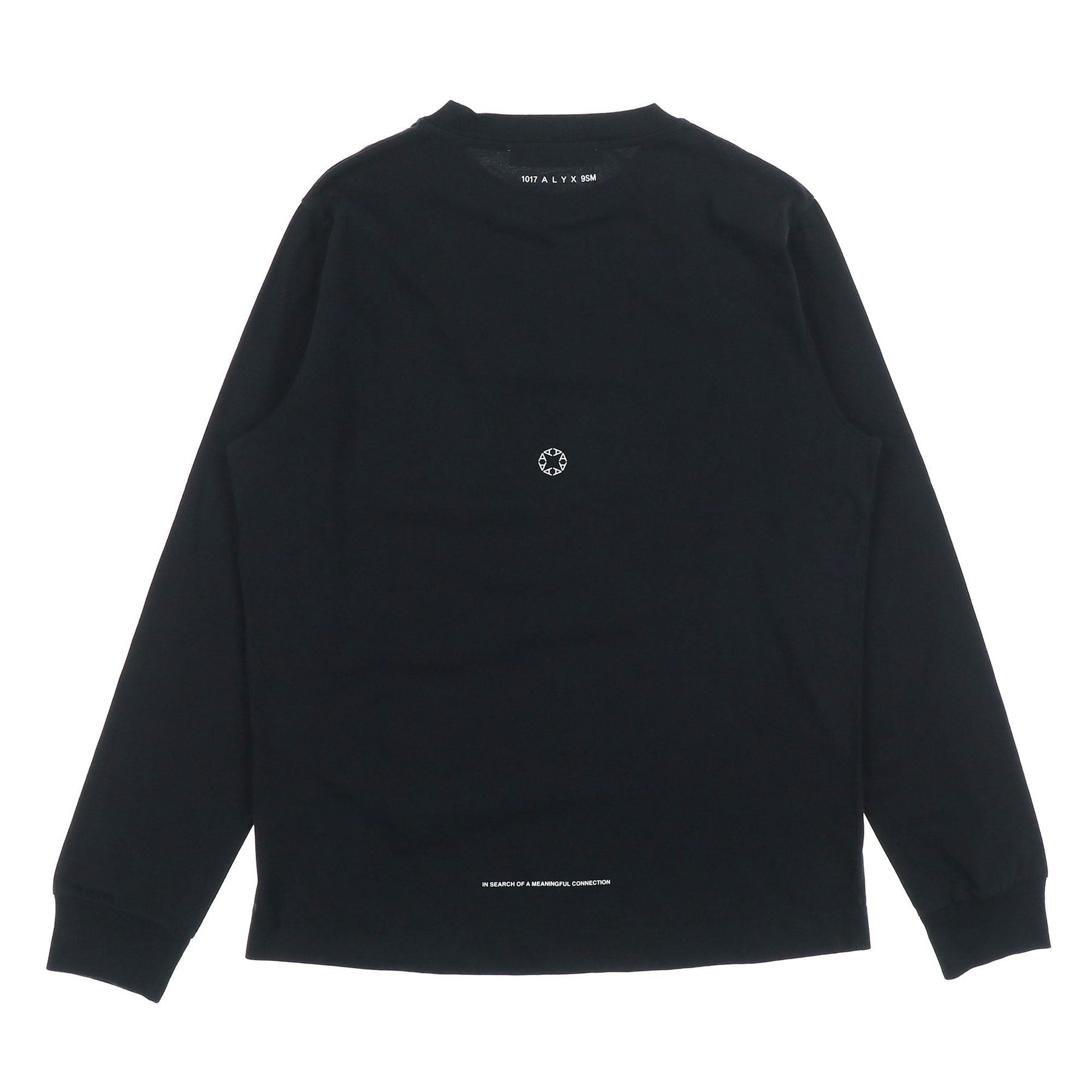 SCRIPT L/S TEE / BLK - 2