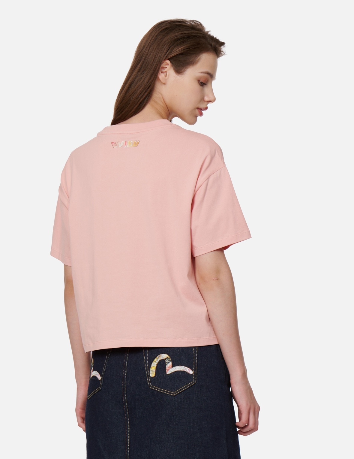 JAPANESE-PATTERN SEAGULL PRINT T-SHIRT - 8
