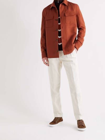 Loro Piana Rain System Linen and Silk-Blend Jacket outlook