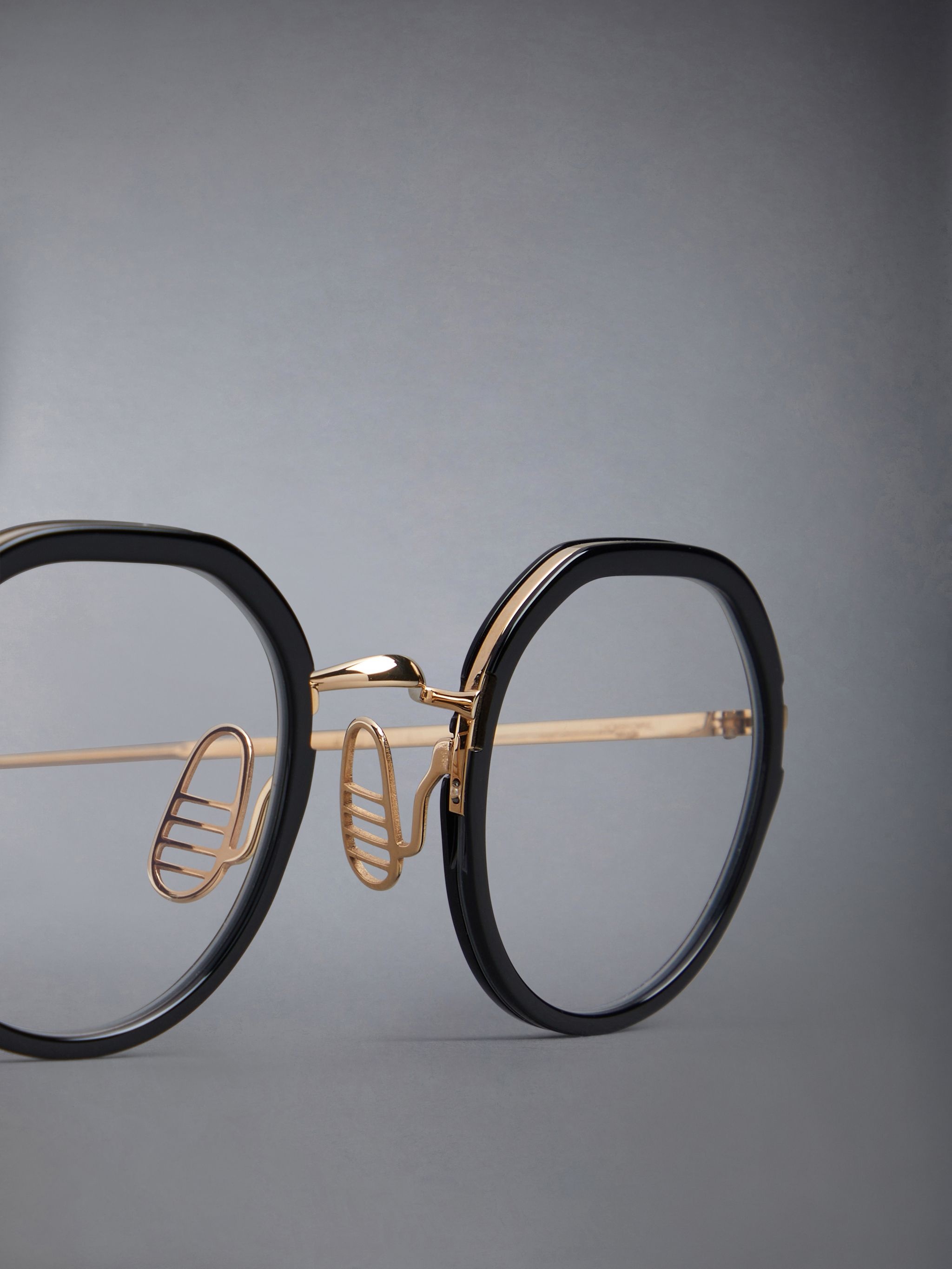 Acetate And Titanium Round Eyeglasses - 5