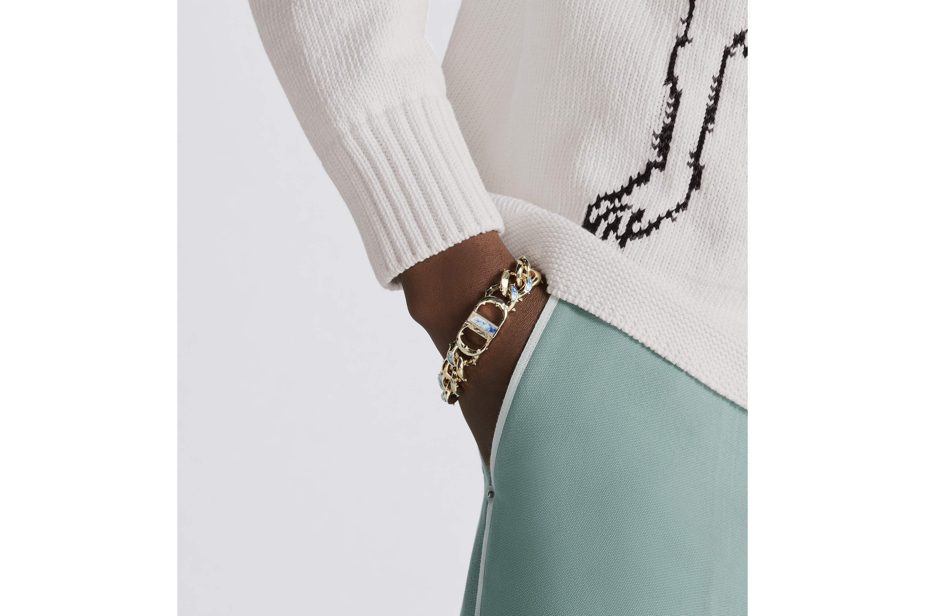 CD Icon Chain Link Bracelet - 5