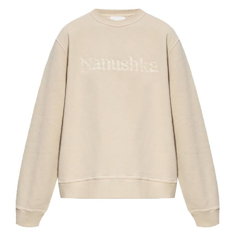 Nanushka Mart Cotton Logo-Embroidered Sweatshirt - 5