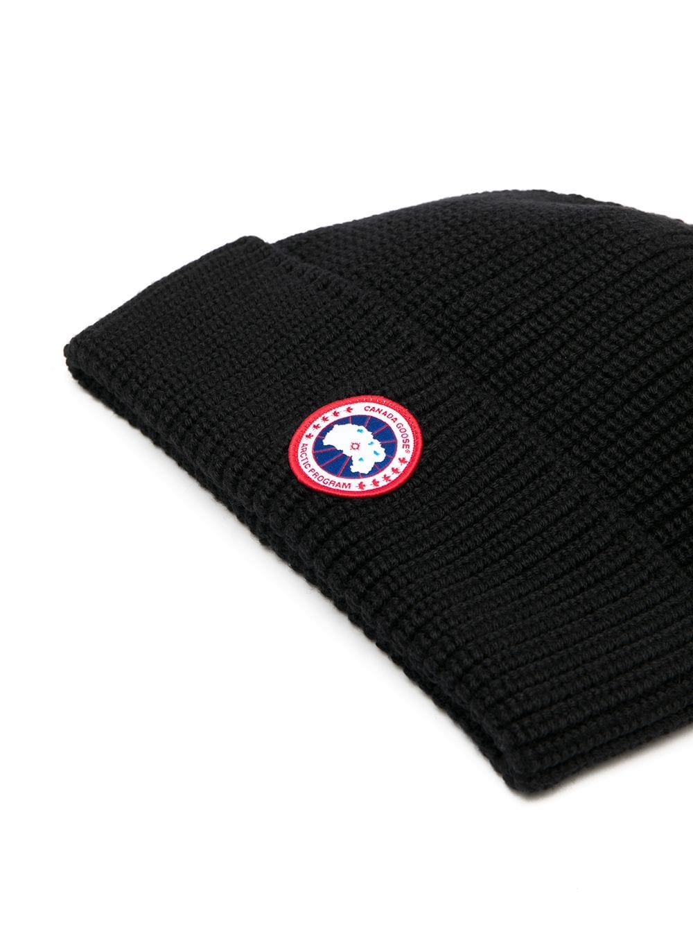 logo patch beanie - 2