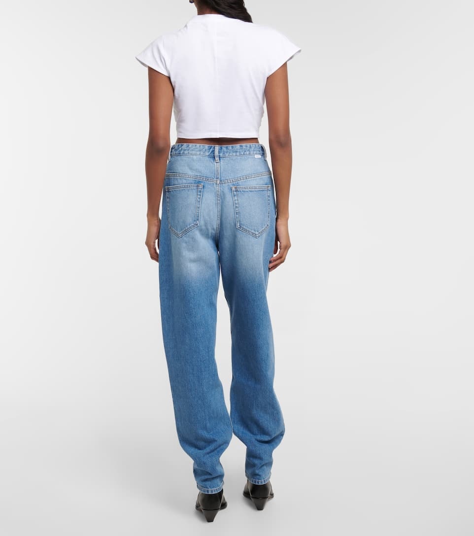 Zineae cotton jersey crop top - 3