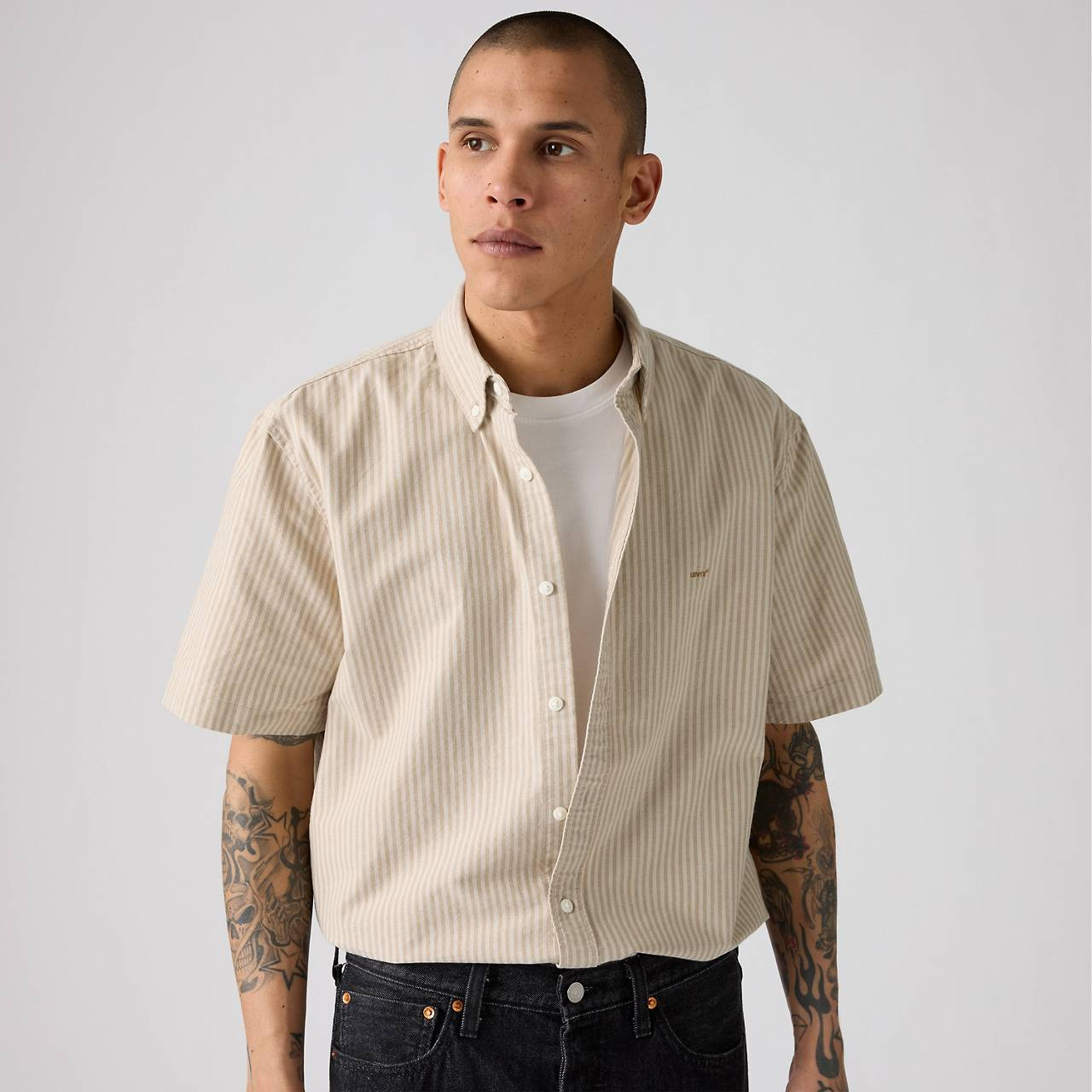 SHORT-SLEEVE AUTHENTIC BUTTON-DOWN SHIRT - 3