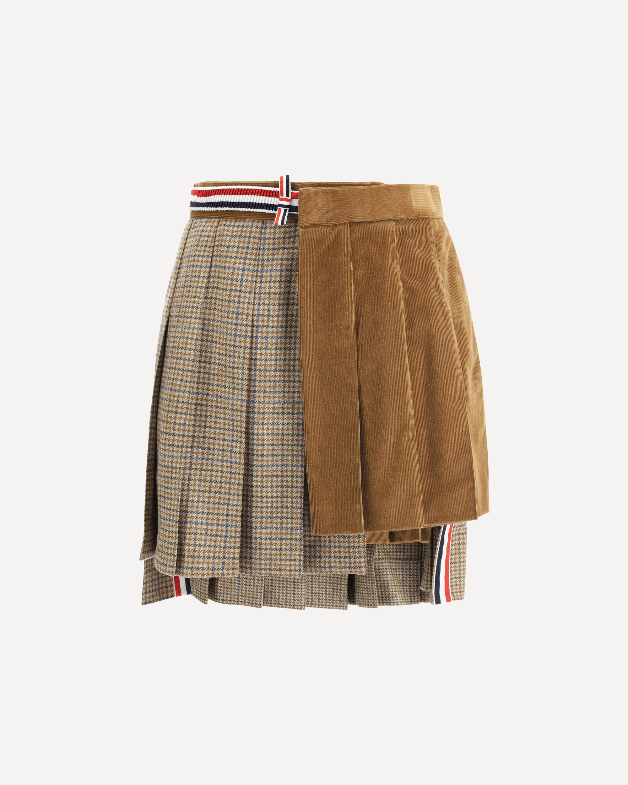 Pleated Miniskirt - 1
