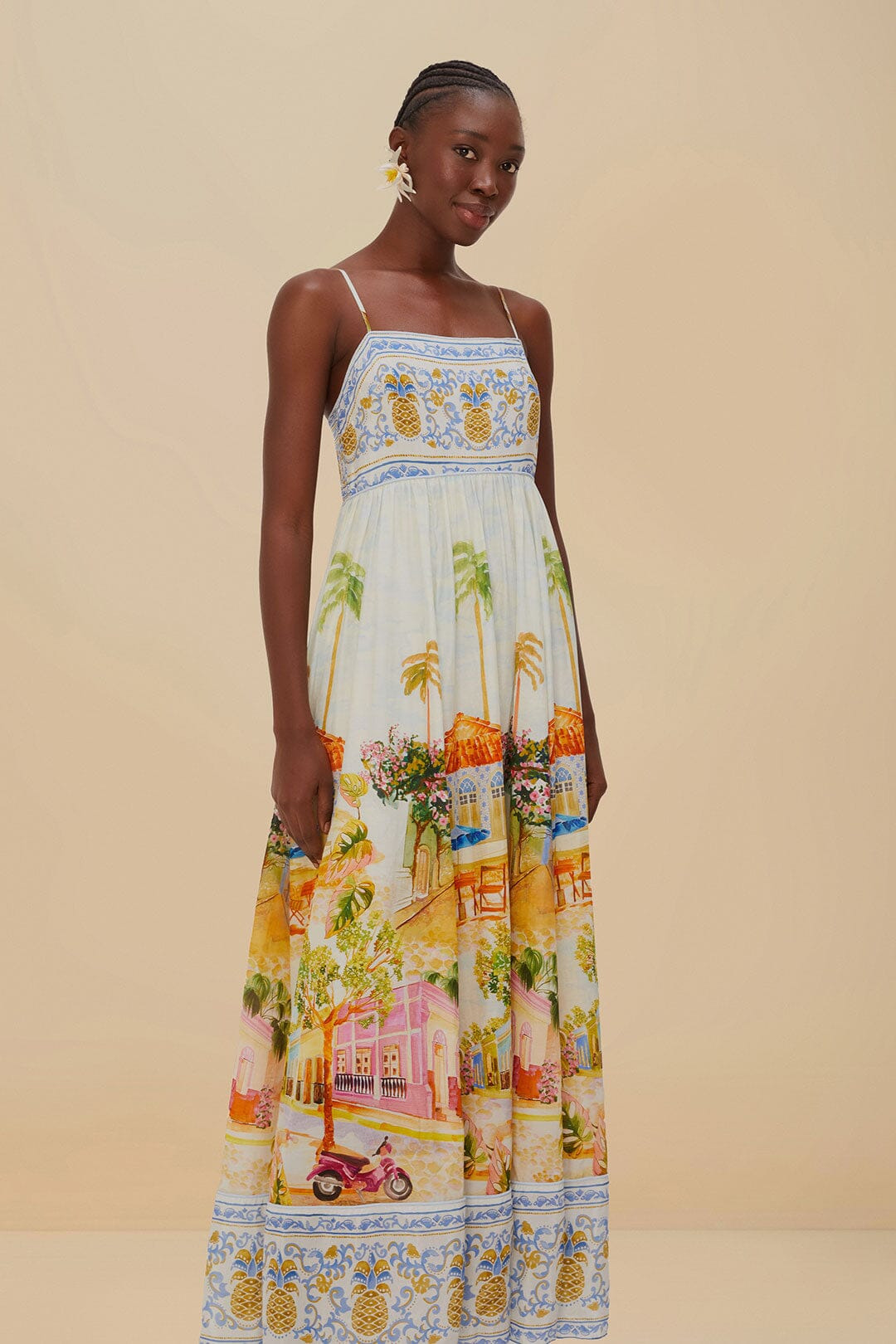 Multicolor Aracati Maxi Dress - 3