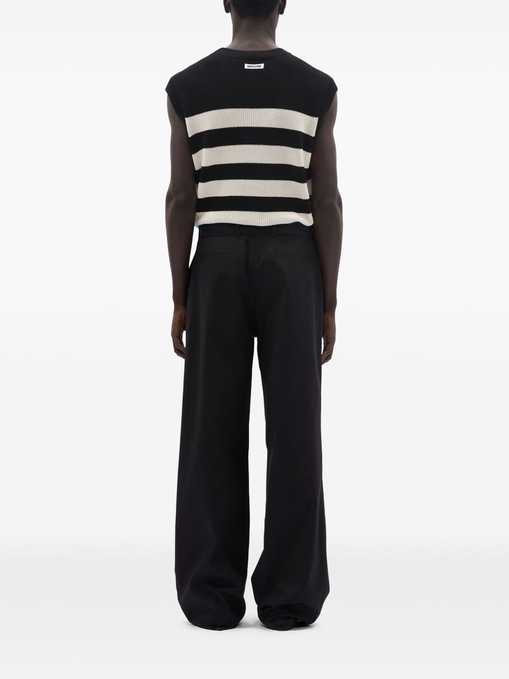 straight-leg trousers - 4