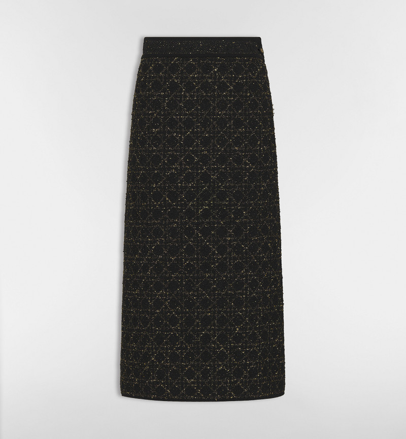 Mid-Length Macrocannage Straight Skirt 1