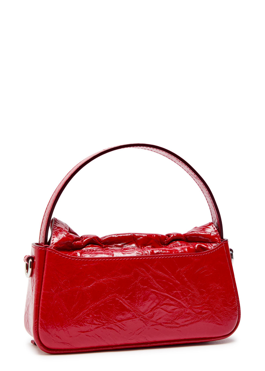 Acne Studios Mini Crinkled Patent Leather top Handle bag - 2