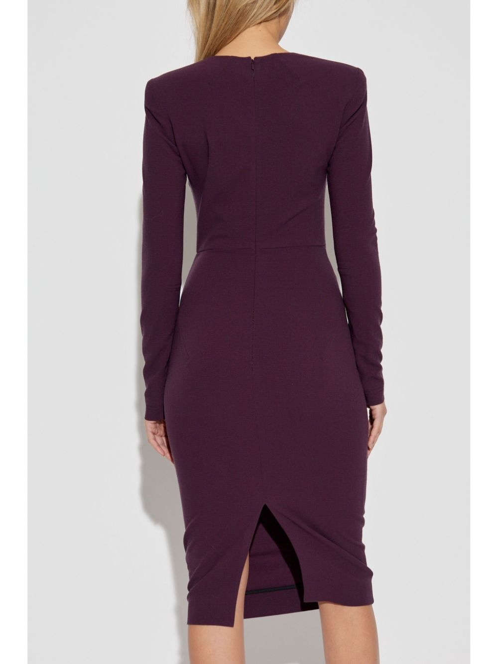 long-sleeve T-shirt dress - 4