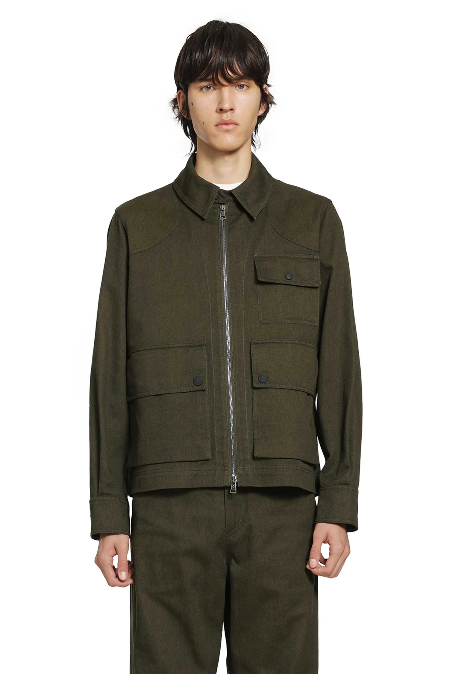 Vintage Cotton Twill Overshirt - 1