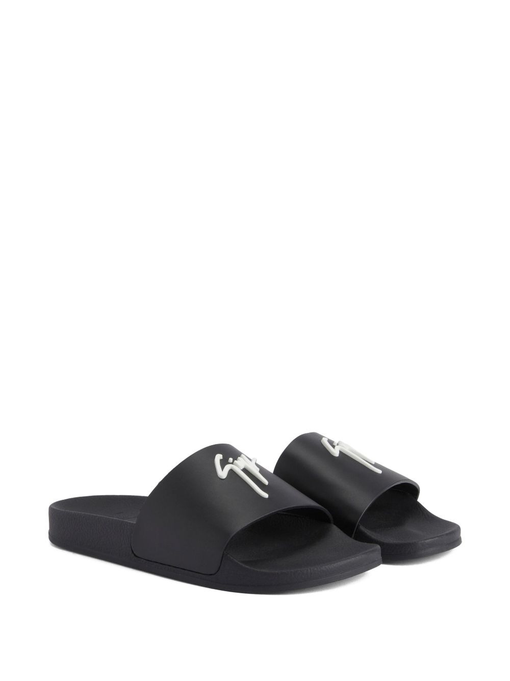 Brett logo-embellished slides - 2