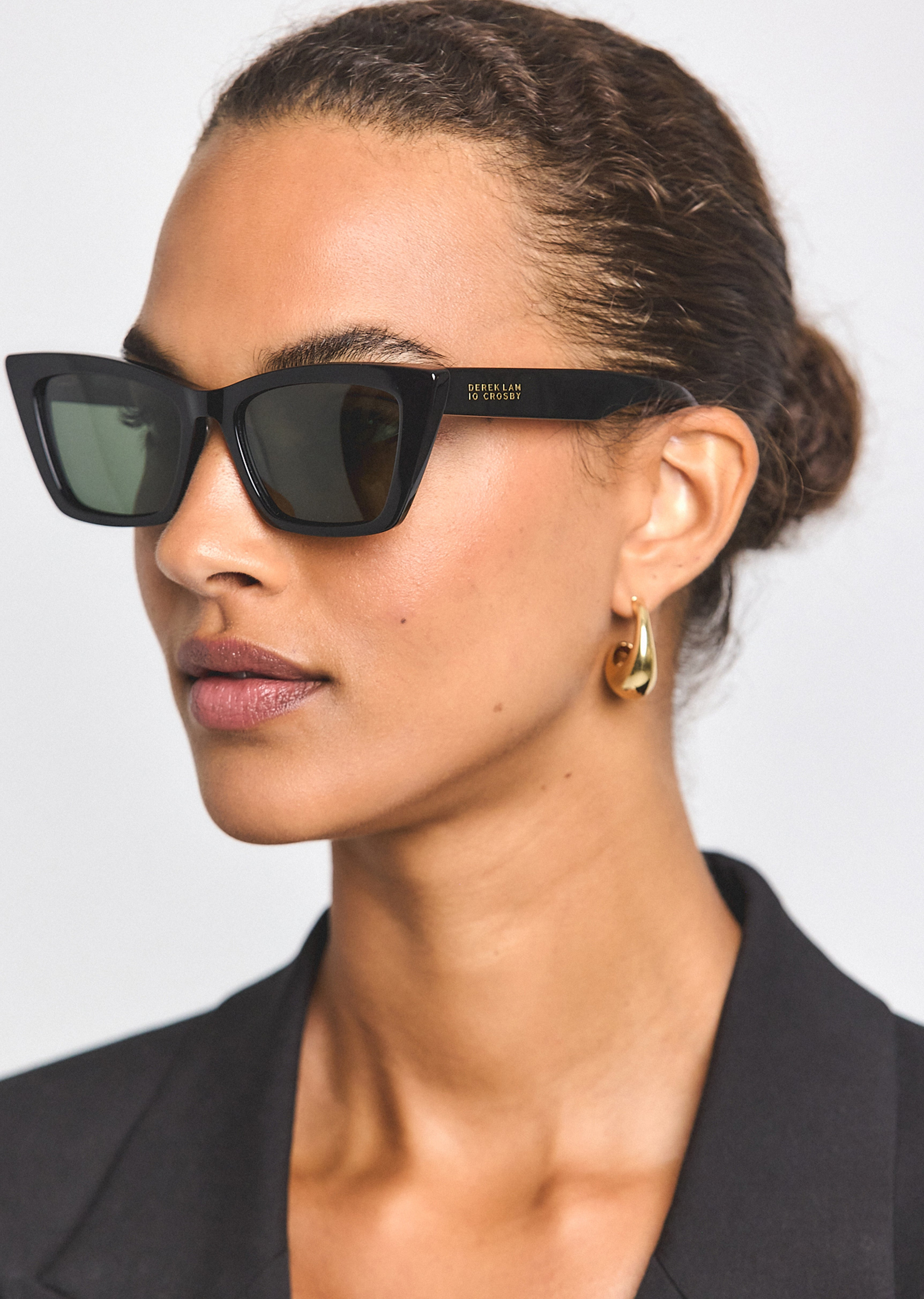 SHAY SQUARE CAT EYE SUNGLASSES - 3