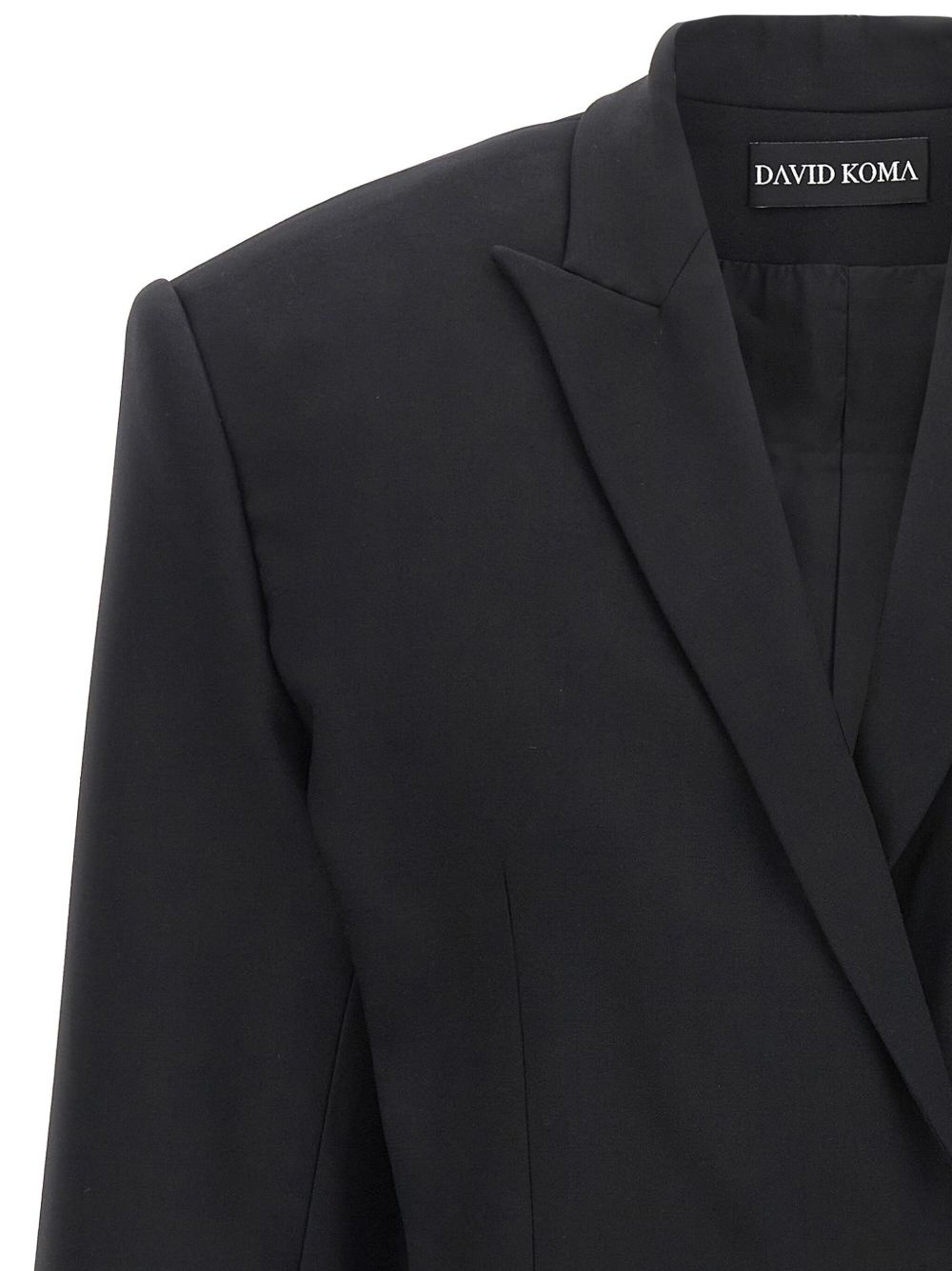 cropped blazer - 3