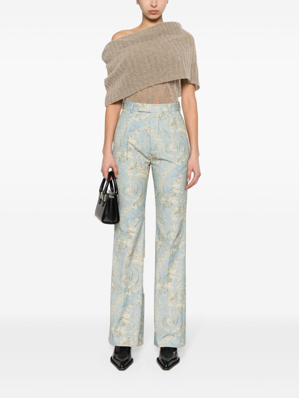 Ray high-waist flared trousers - 2