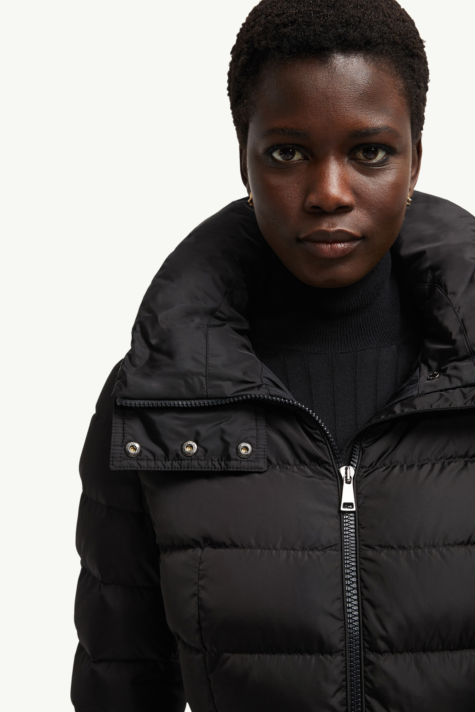 Flammette Hooded Long Down Jacket - 7