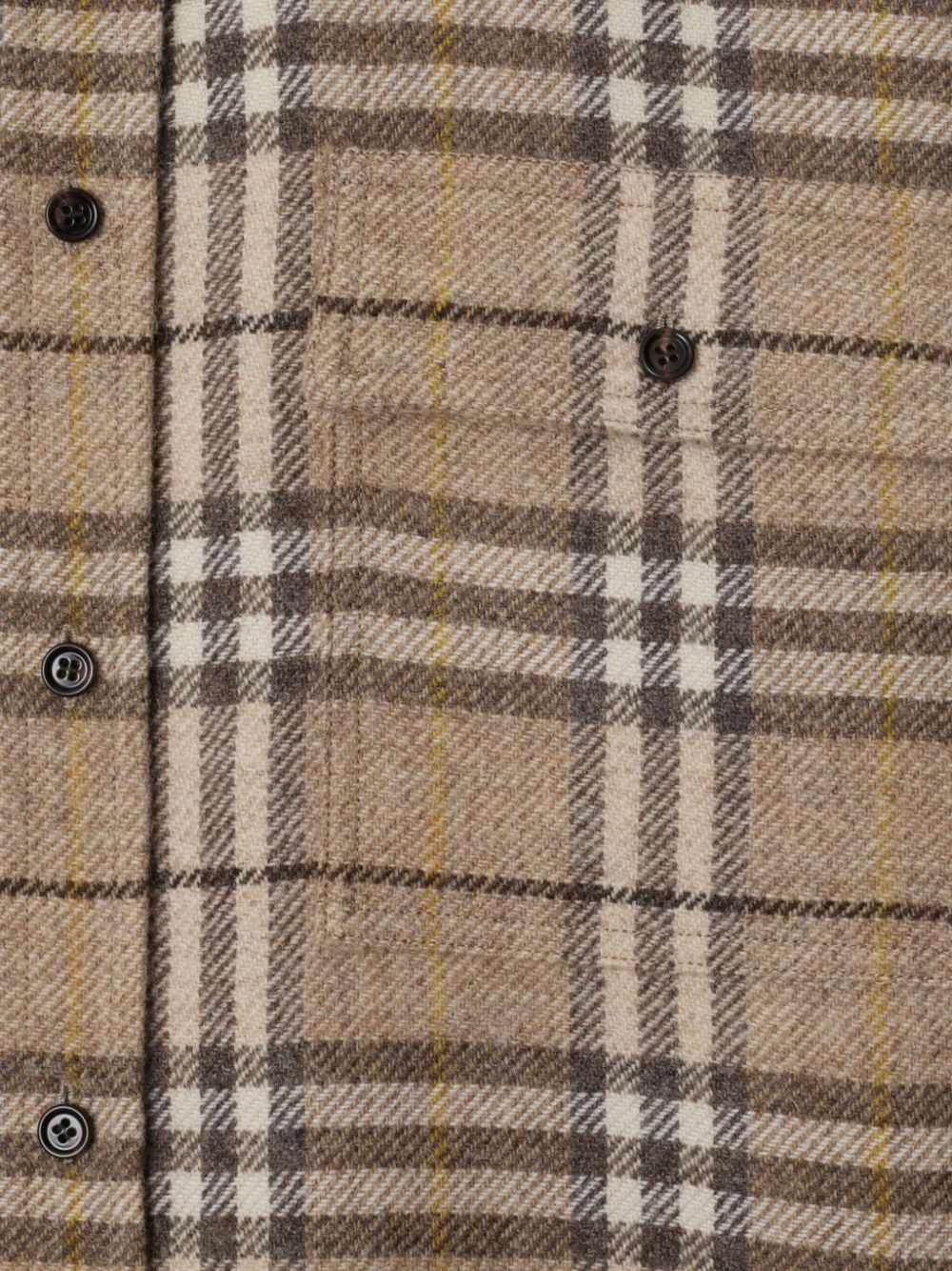 checked wool shirt - 5