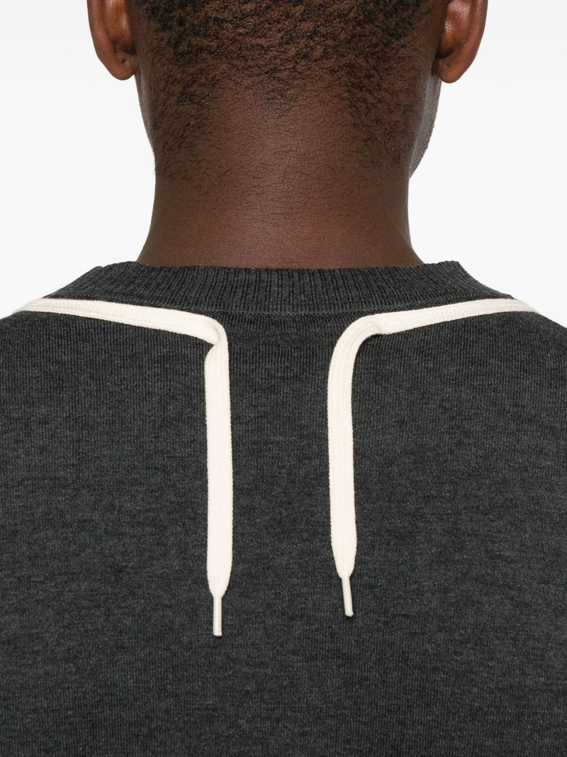 drawstring-detail sweater 5