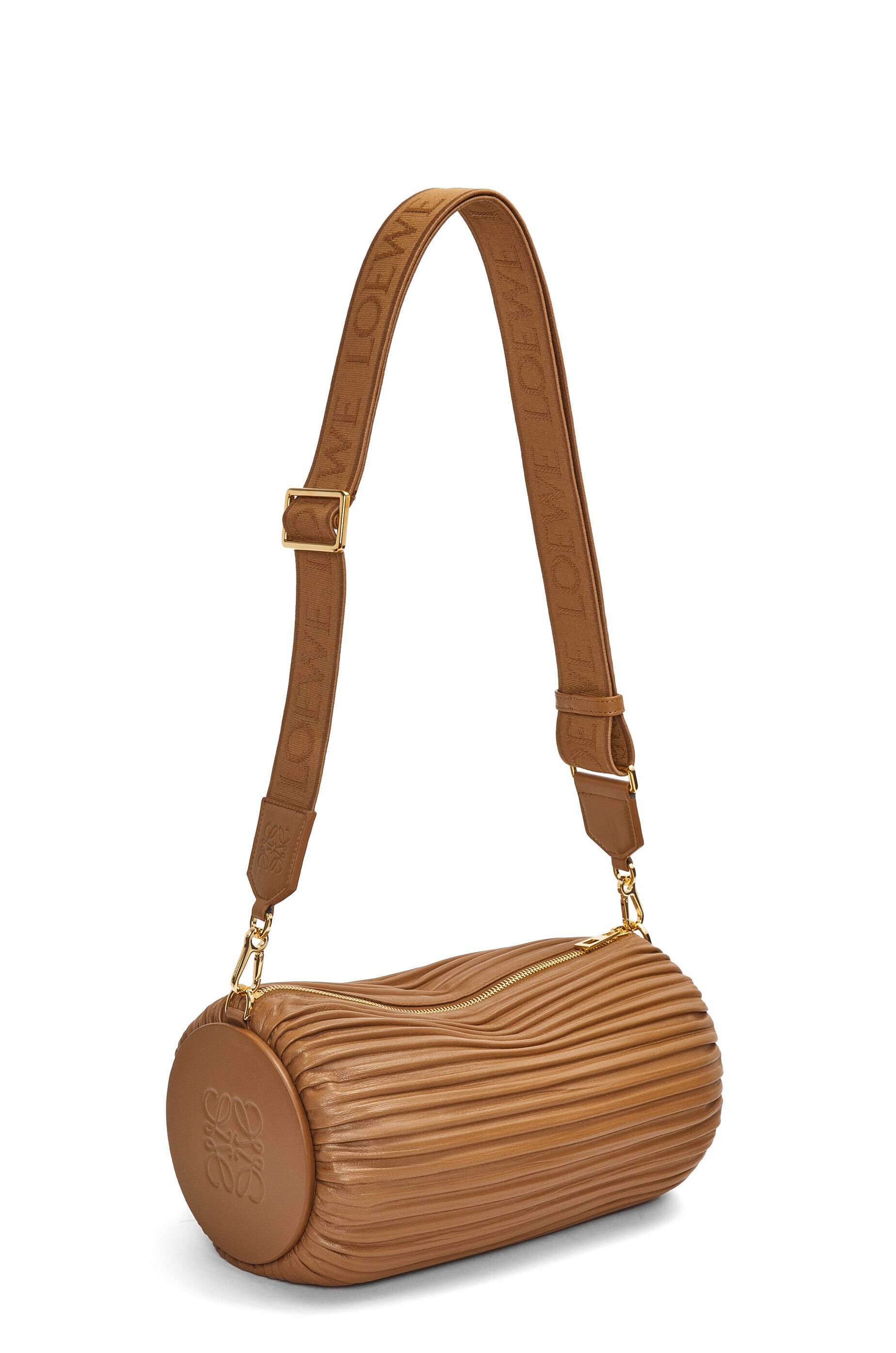 Large Bracelet pouch in pleated nappa - 1