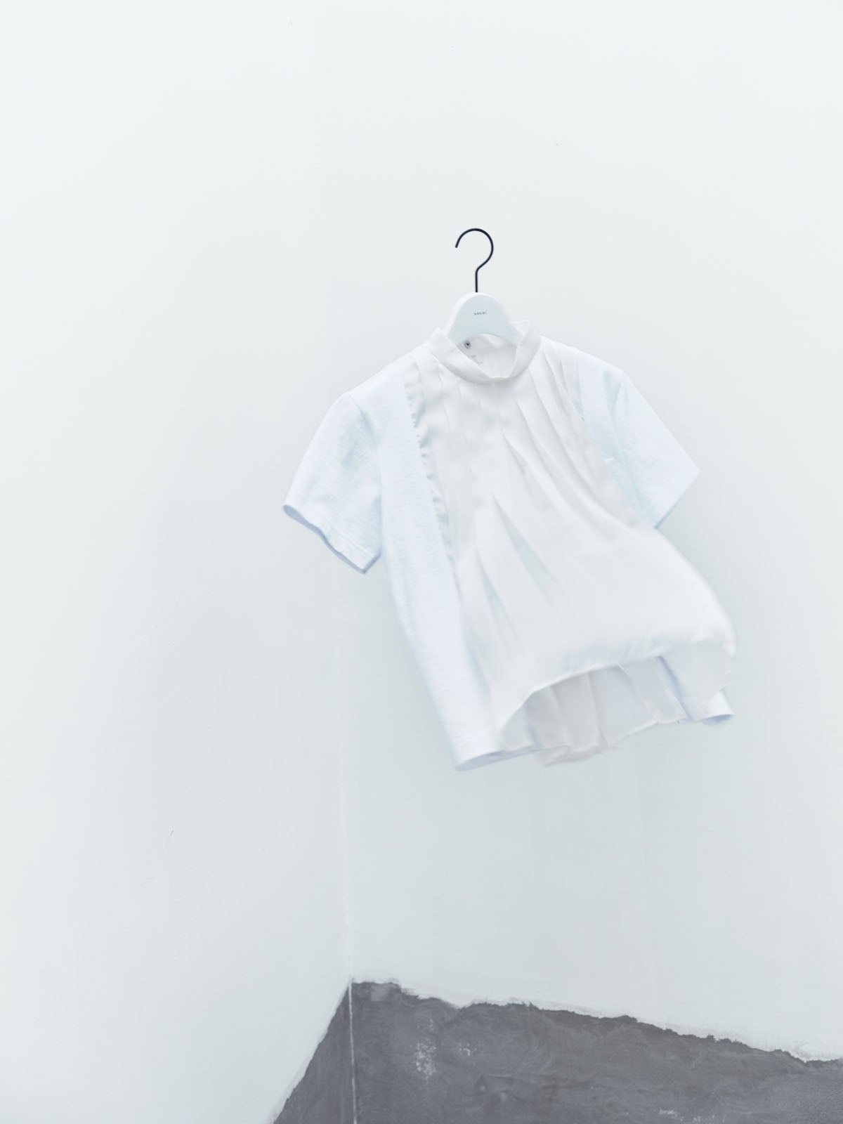 Cotton Jersey x Satin T-Shirt - 1