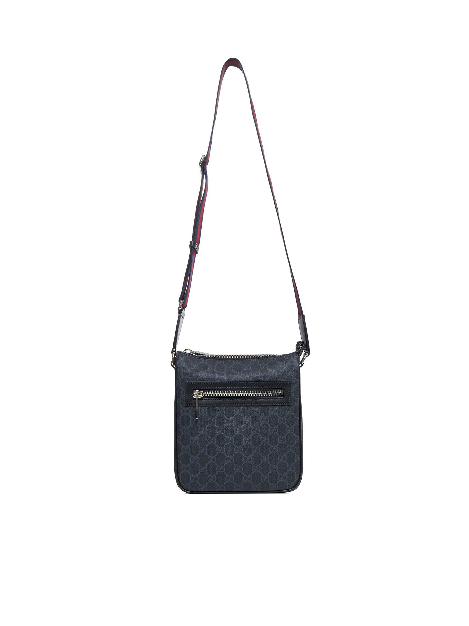 Gucci Men Small Gg Black Shoulder Bag - 1