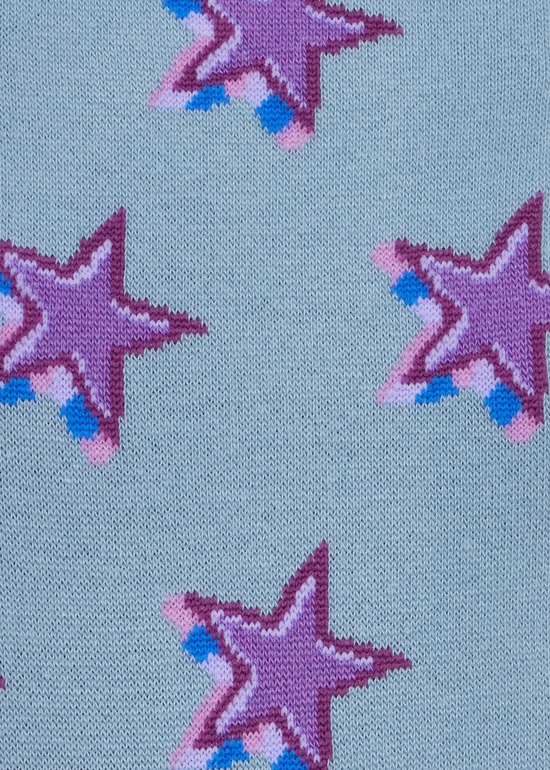 Sky Blue 'Starlight' Socks 3