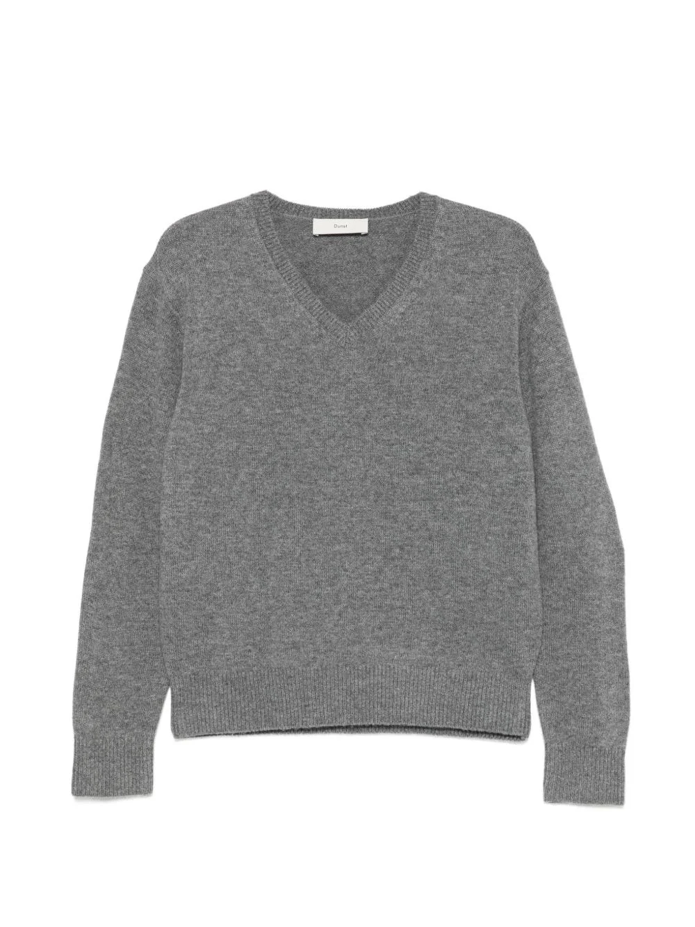 V-neck knitted sweater - 1