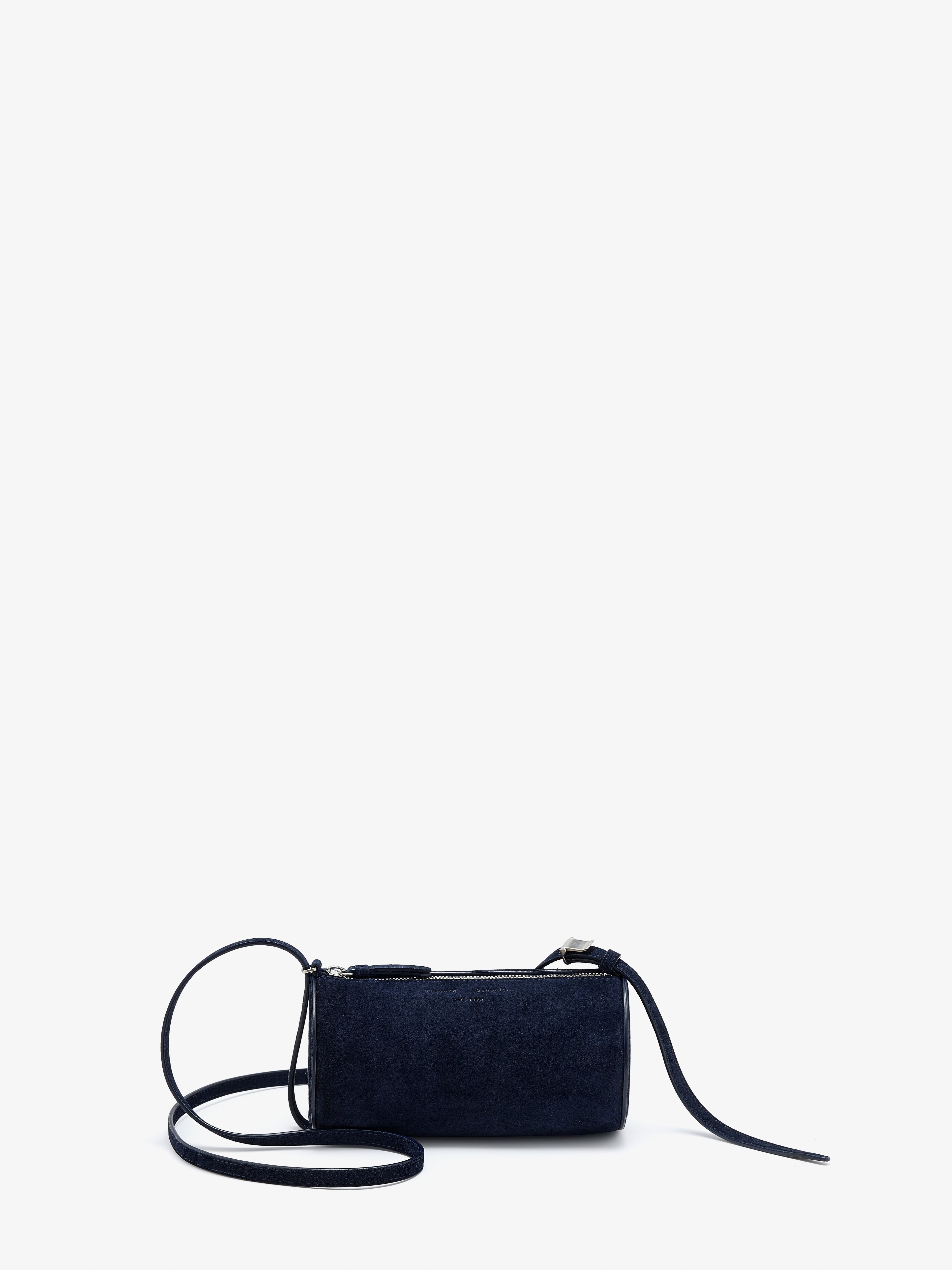 Crossbody Silo Bag in Suede - 7