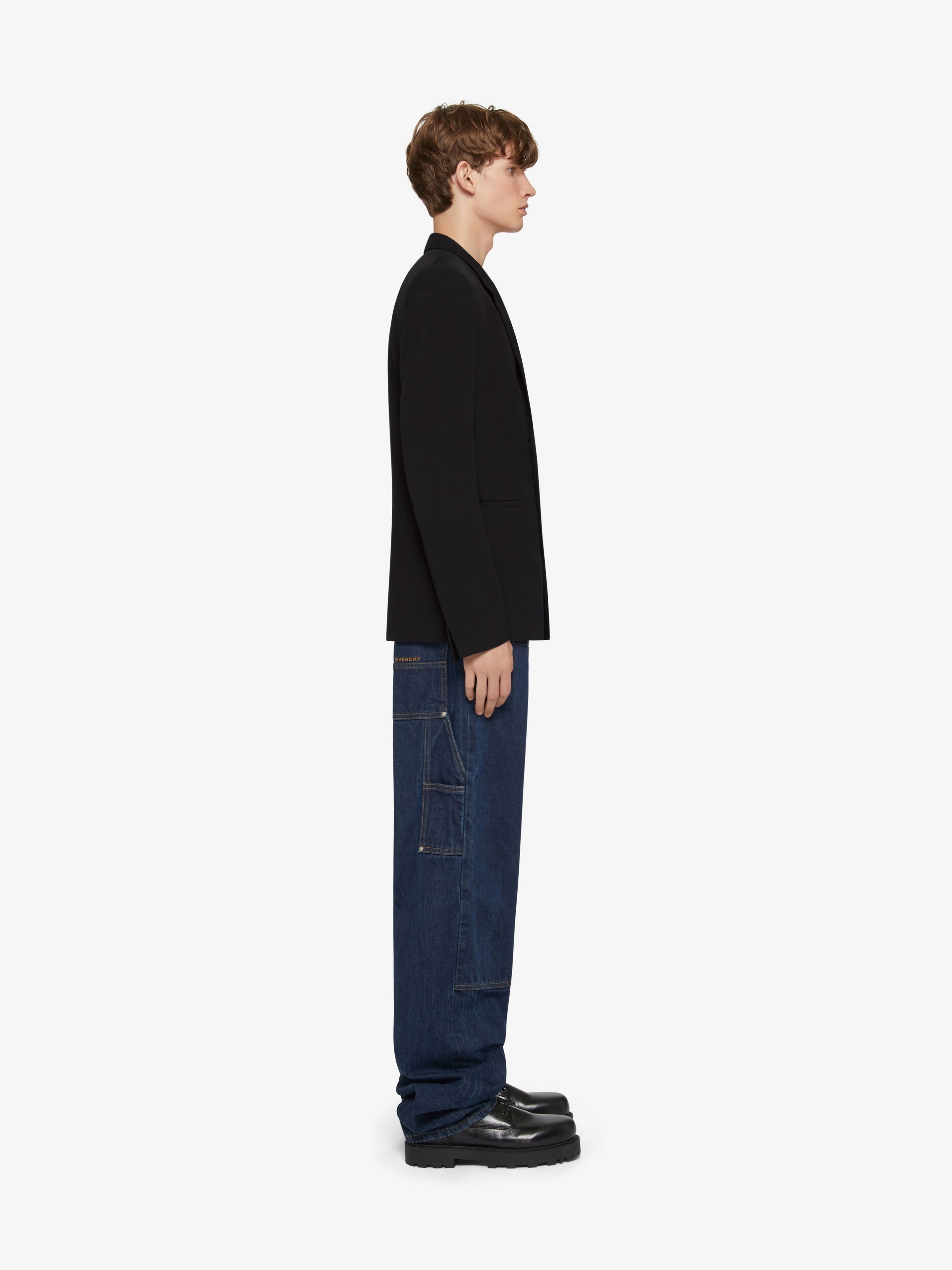 SLIM FIT JACKET IN WOOL - 3