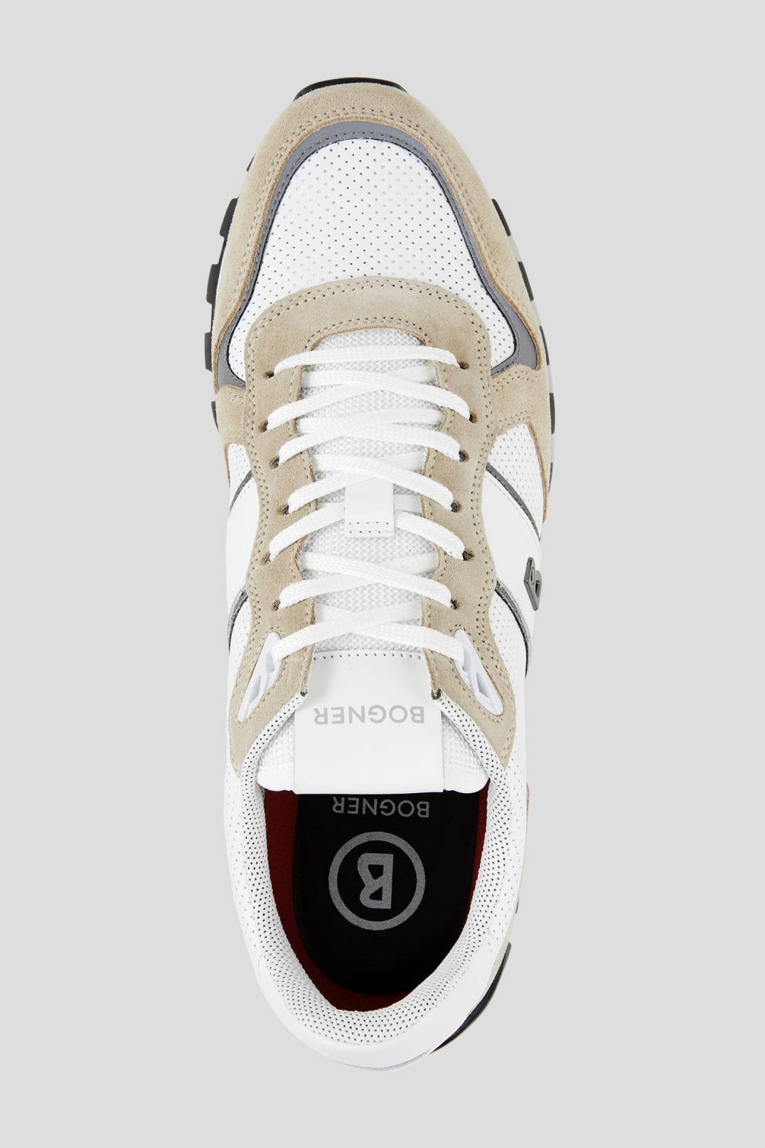 PORTO SNEAKER IN BEIGE/WHITE - 5