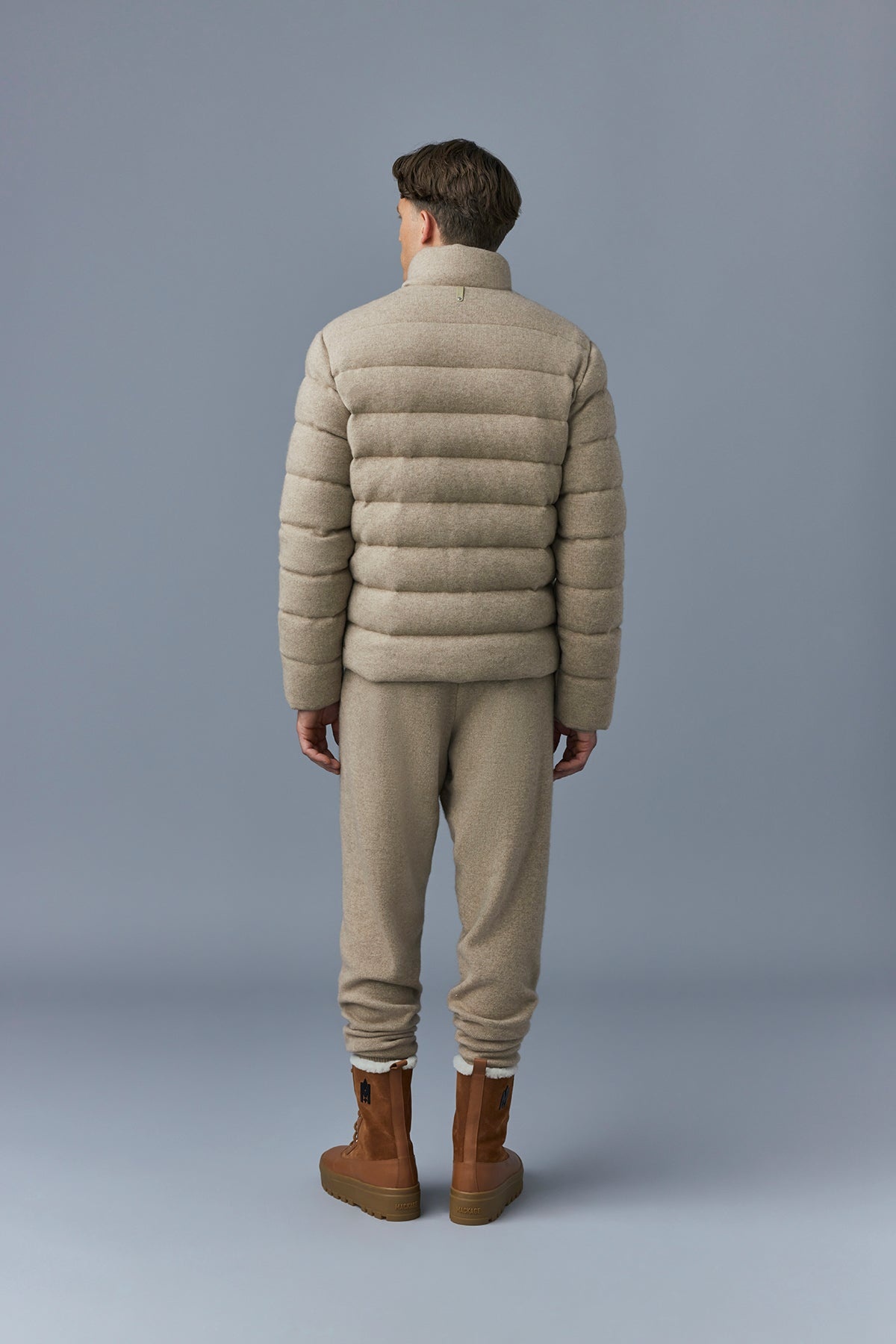 SCOTT Light down jacket with cashmere blend shell - 4