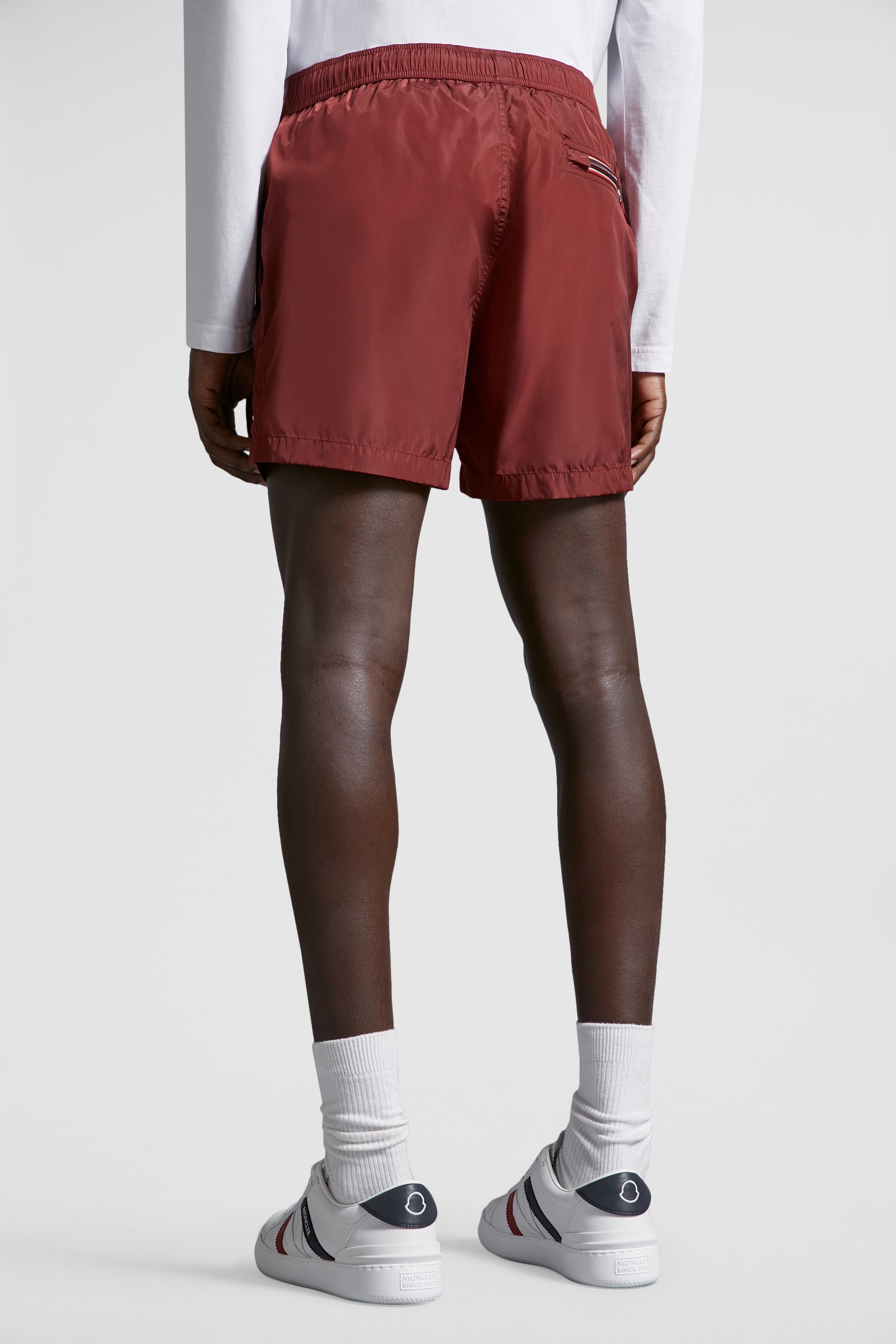Logo Patch Swim Shorts - 5