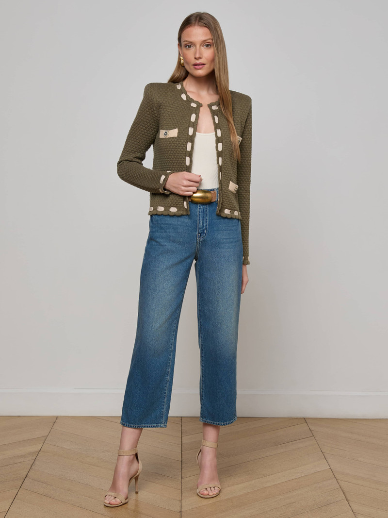 Astor Contrast Trim Cardigan 4