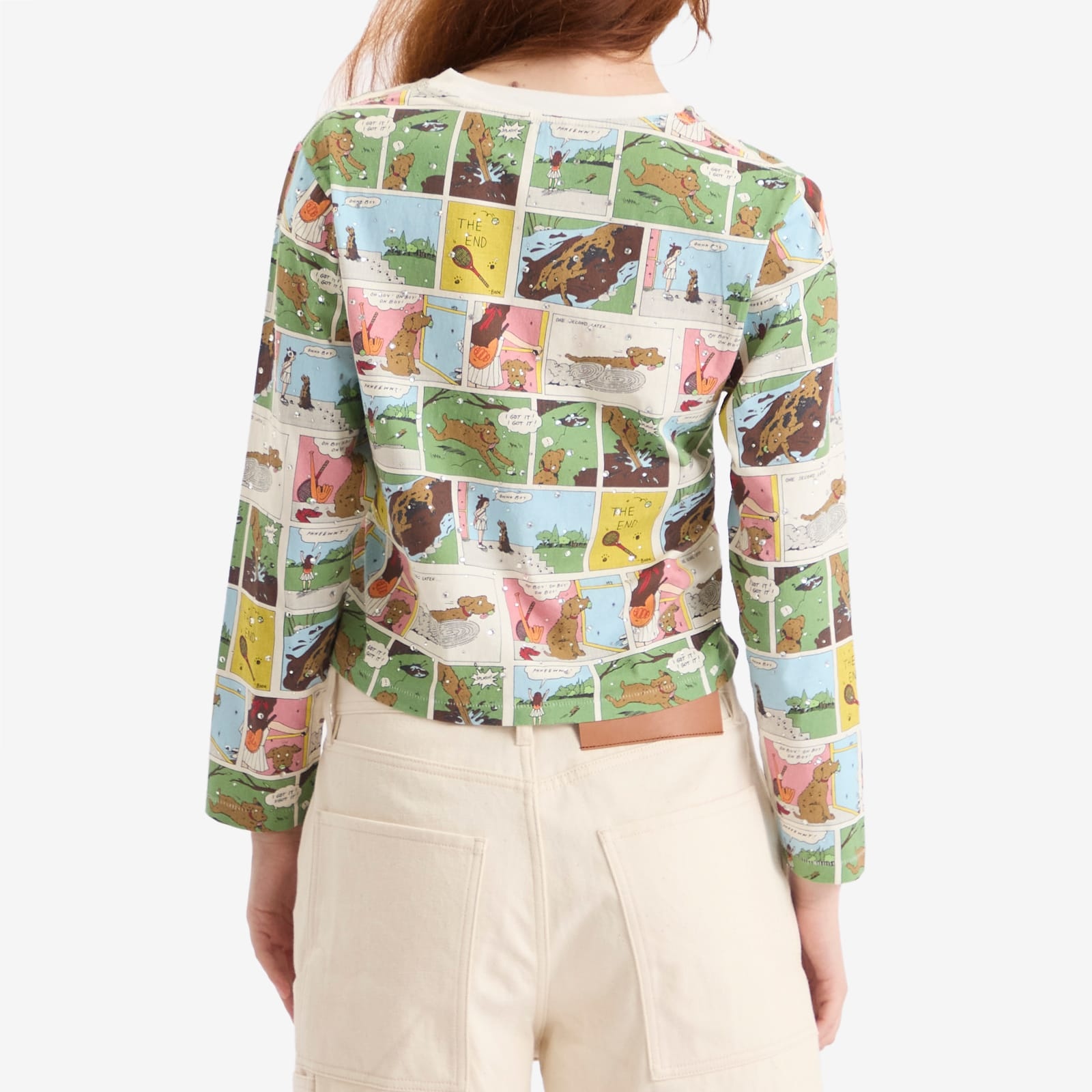 Bode Comic Strip Long Sleeve Top - 3
