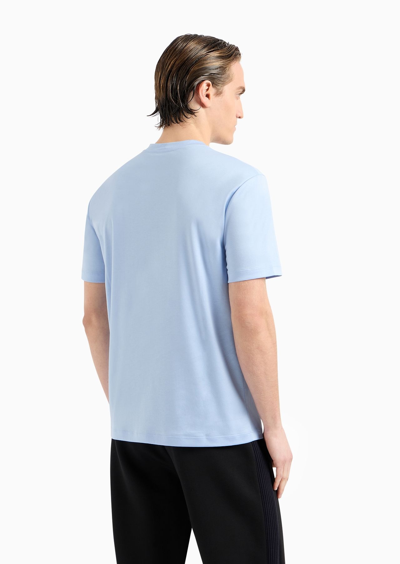 Pure cotton interlock crew-neck T-shirt - 3