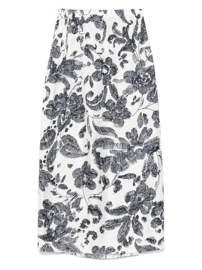 Faliero Sarti graphic-print skirt outlook