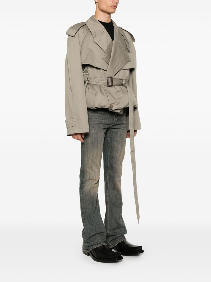 belted-waist cotton trench coat 4