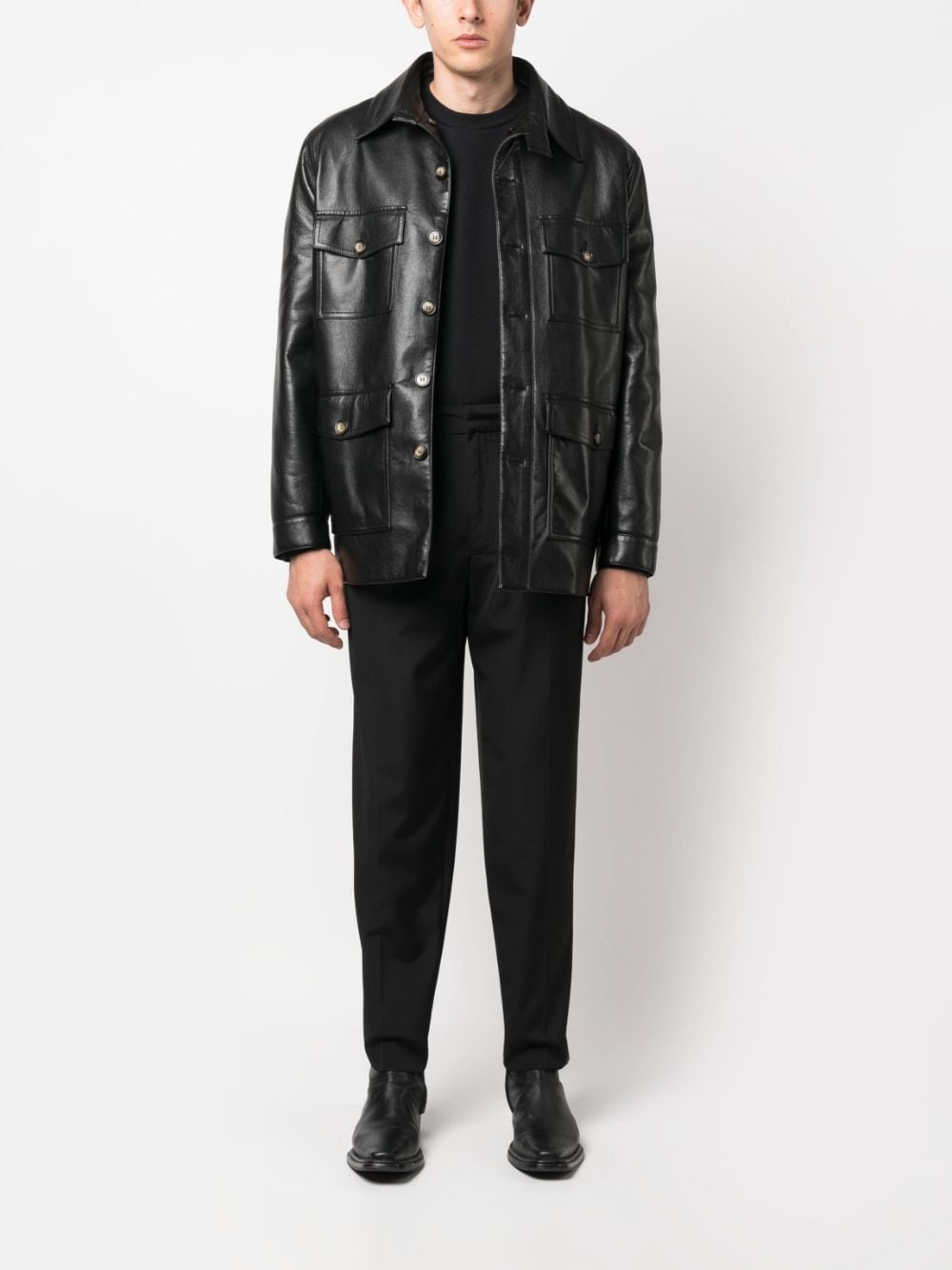 mid-rise tailored trousers - 2