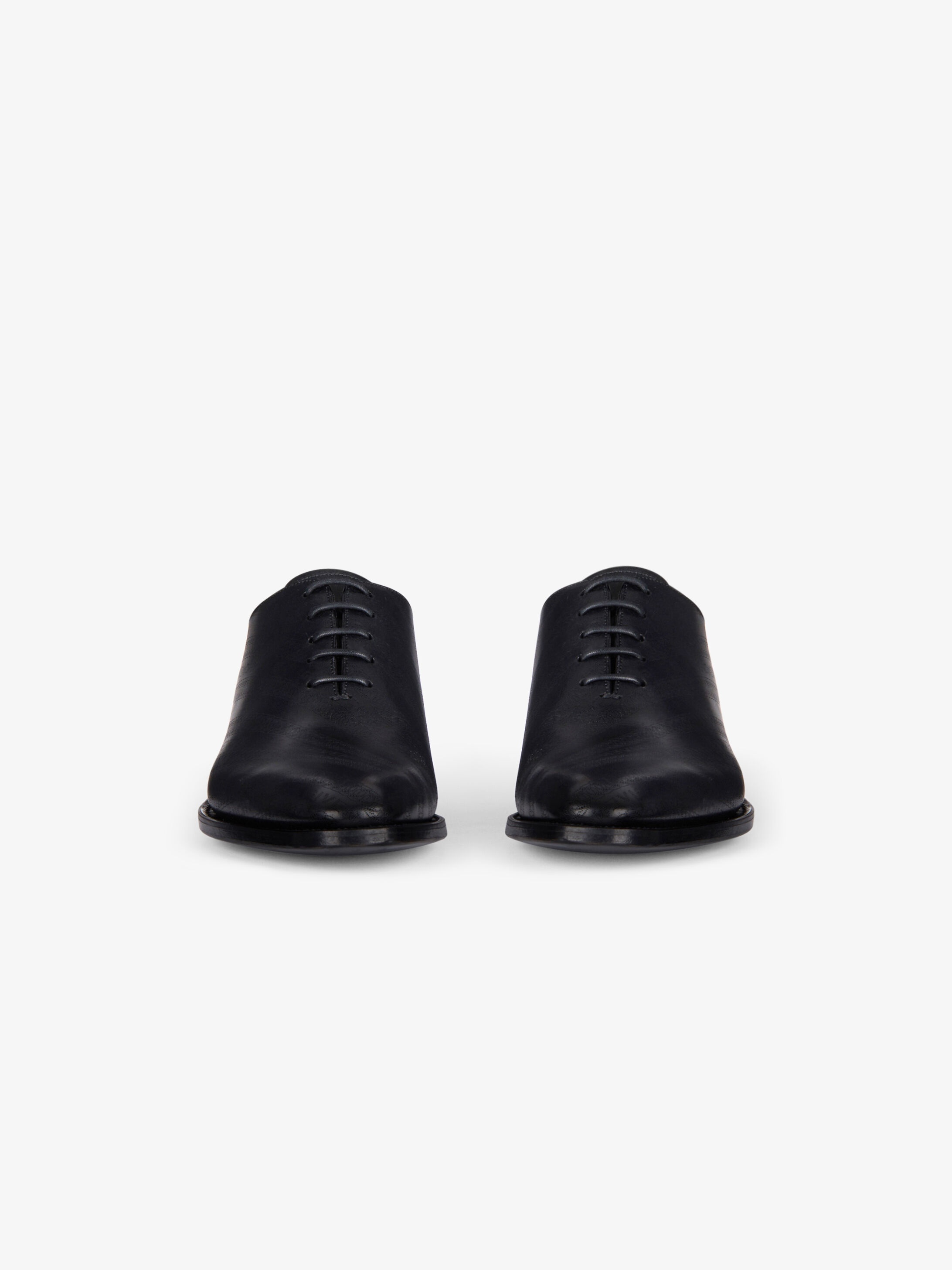 GIVENCHY chain derbies in perforated leather - 2