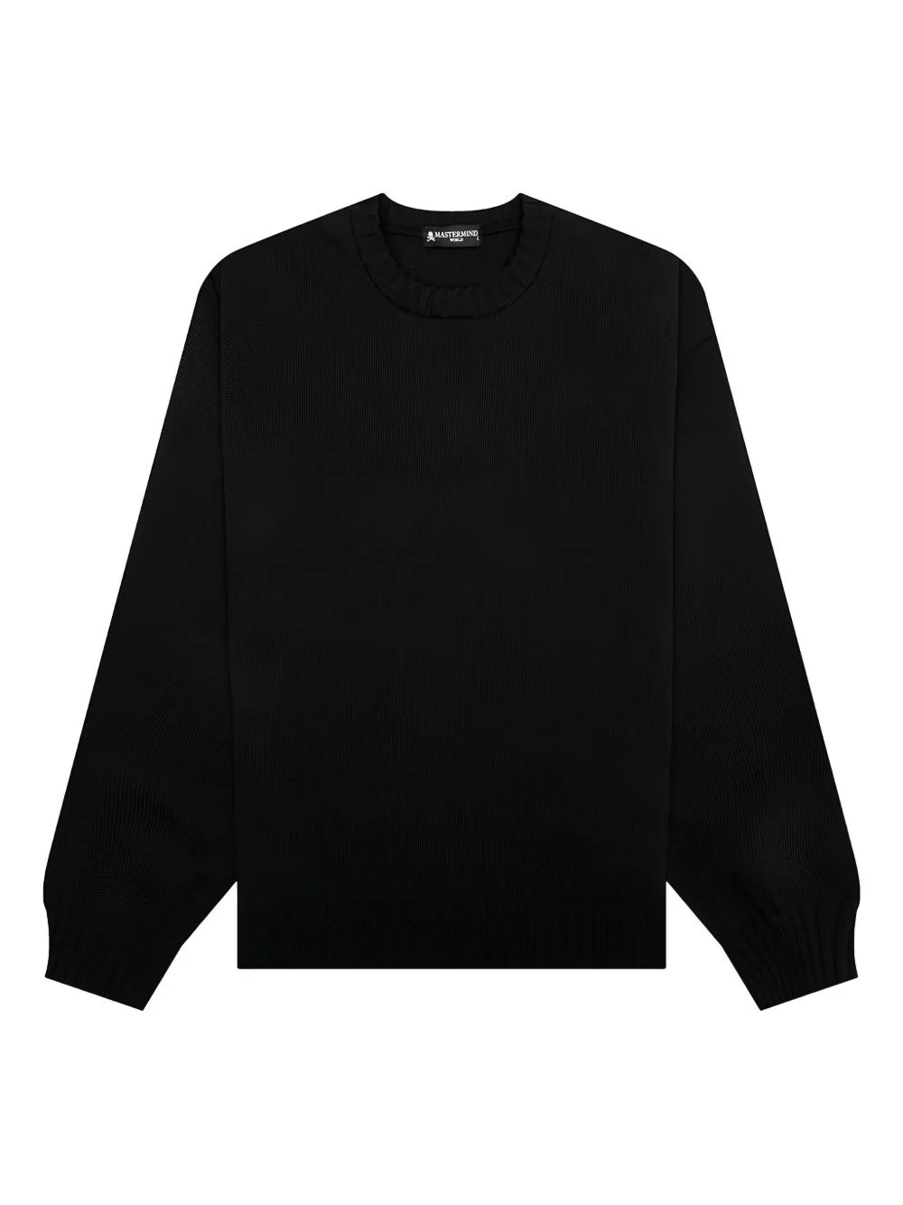 skull crossbones-embroidered sweater - 1