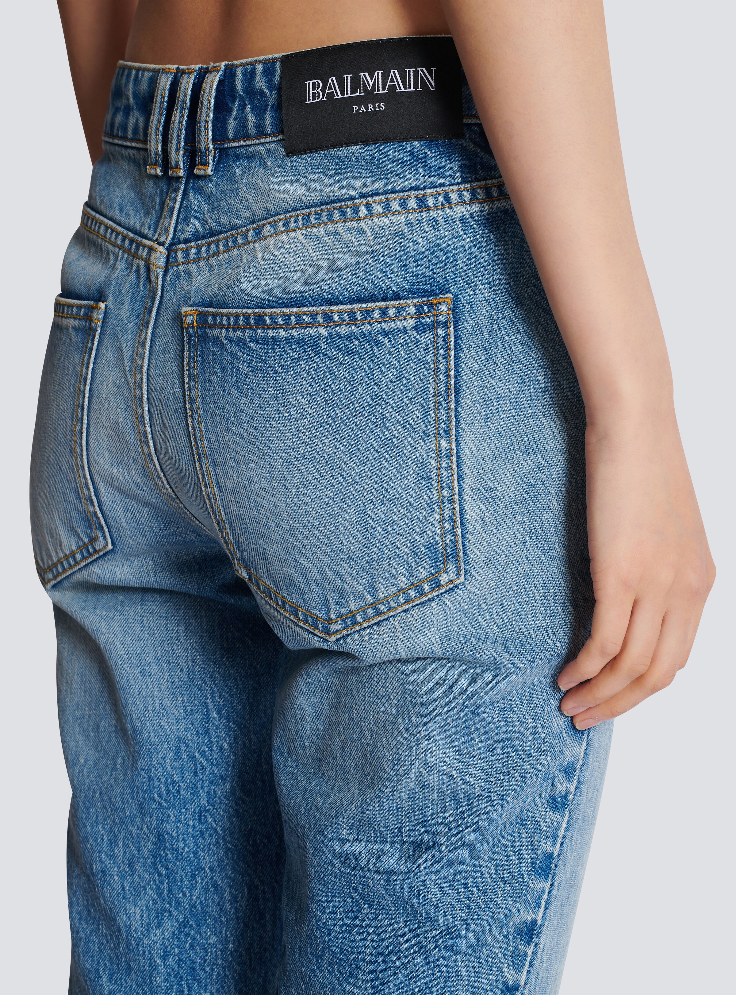 Flared denim jeans - 6