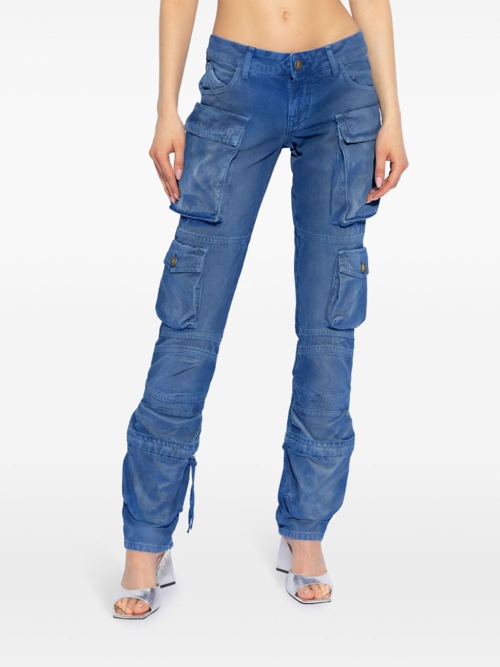 low-rise cargo jeans - 3