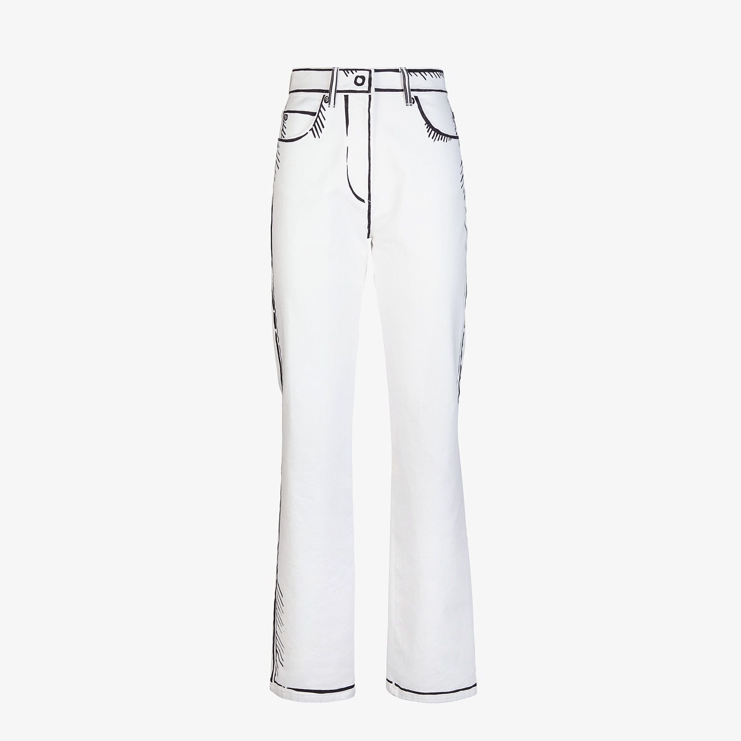 Fendi Roma Joshua Vides denim pants - 1