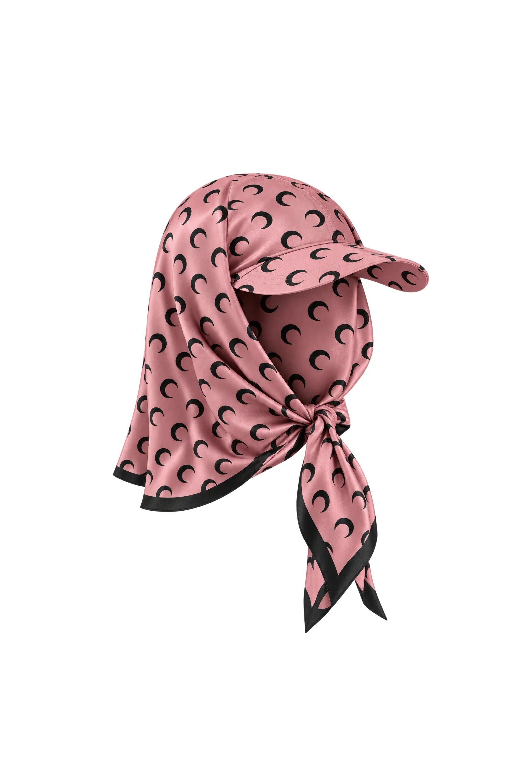 MOON SILK VEILED CAP - 1
