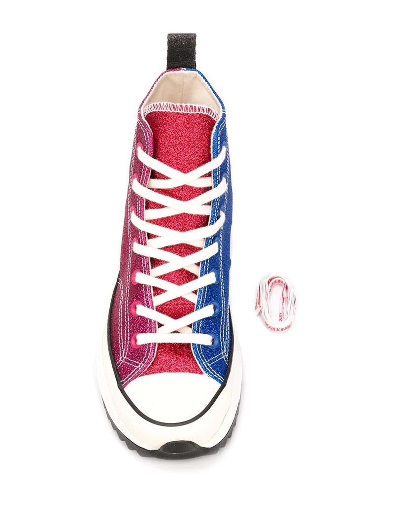 x JW Anderdon Run Star Hike Hi "Glitter Pack" sneakers 4