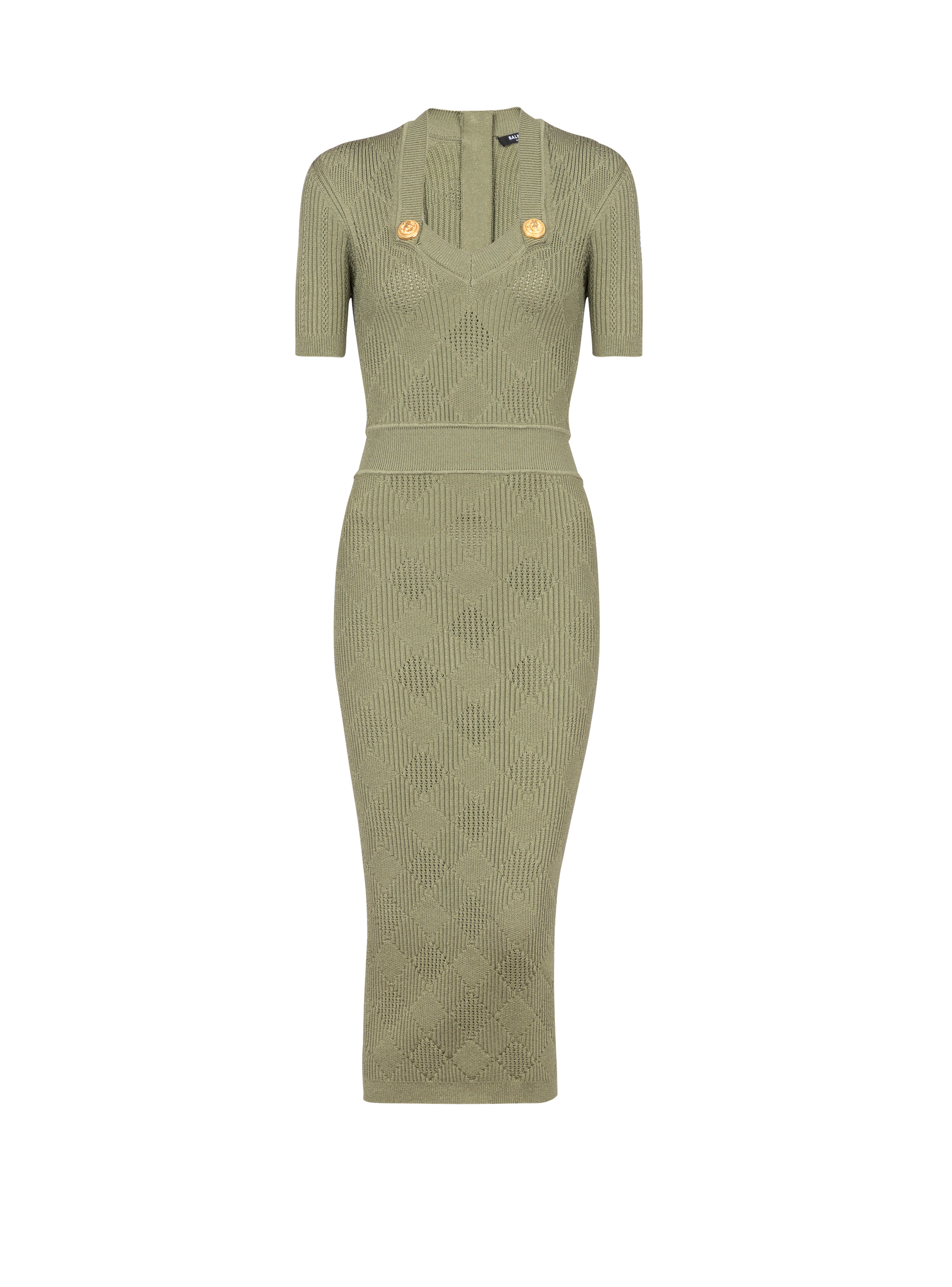 Gingham midi dress - 1