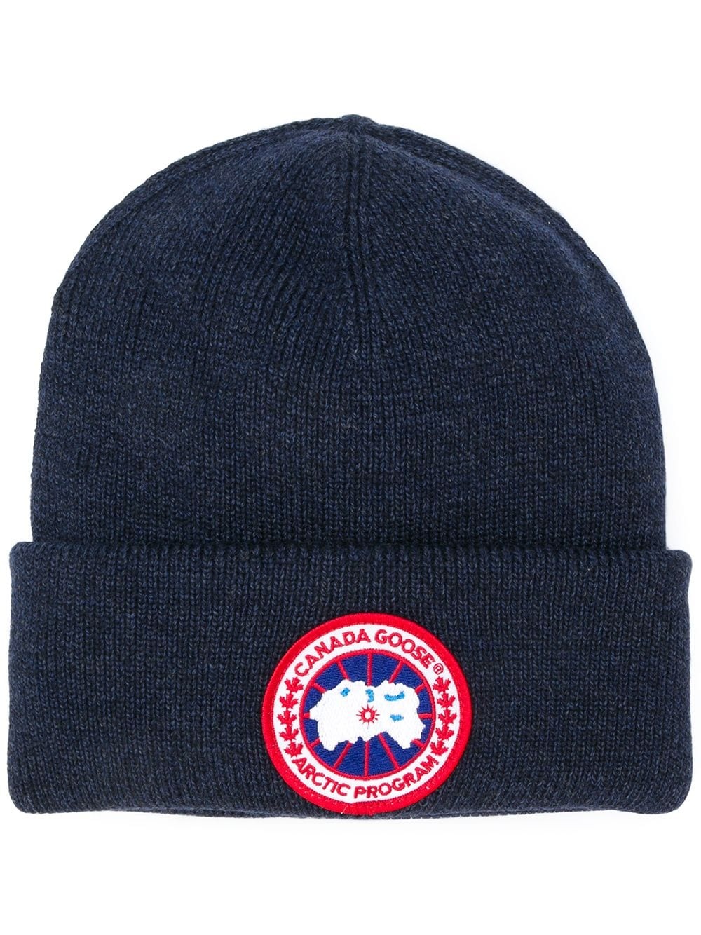 Arctic Disc ribbed-knit beanie - 1