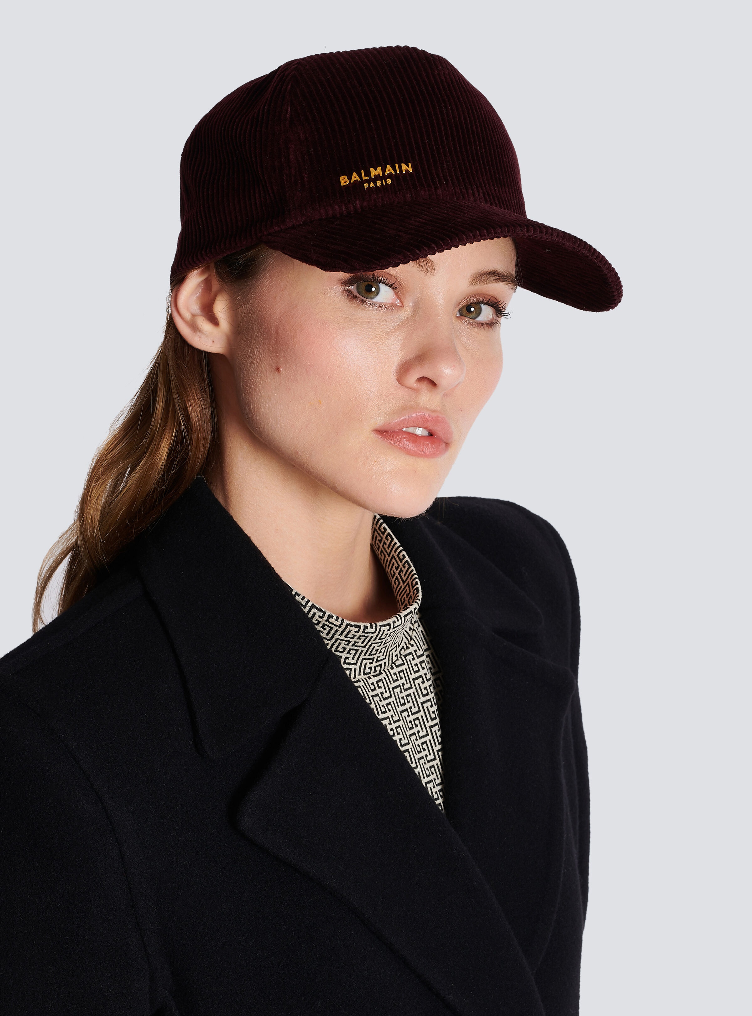 Balmain Paris velvet cap - 6